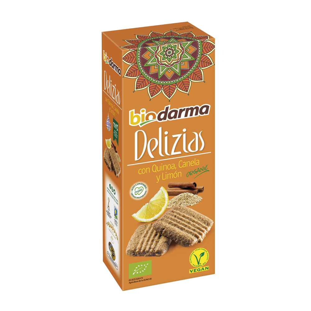 DELIZIAS QUINOA CON CANELA Y LIMON 125 GR