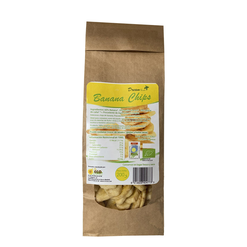 BANANA CHIPS DESHIDRATADAS 200GR BIO