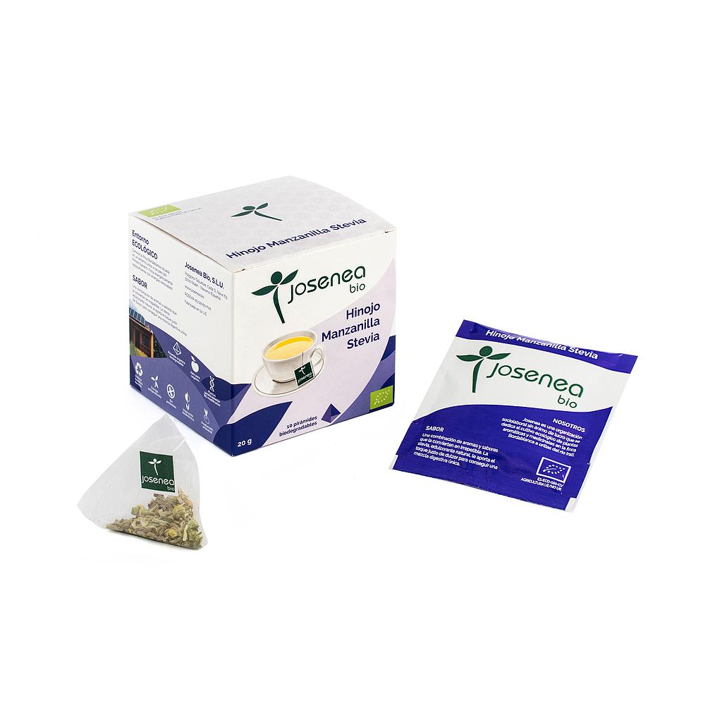 HINOJO-MANZANILLA-STEVIA BIO (PIRAMIDES ENSOBRADAS)