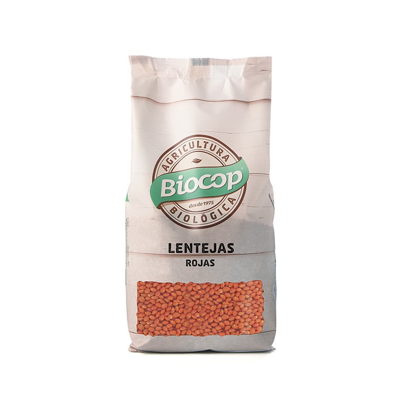 Lentejas rojas 500 g Biocop. ECO