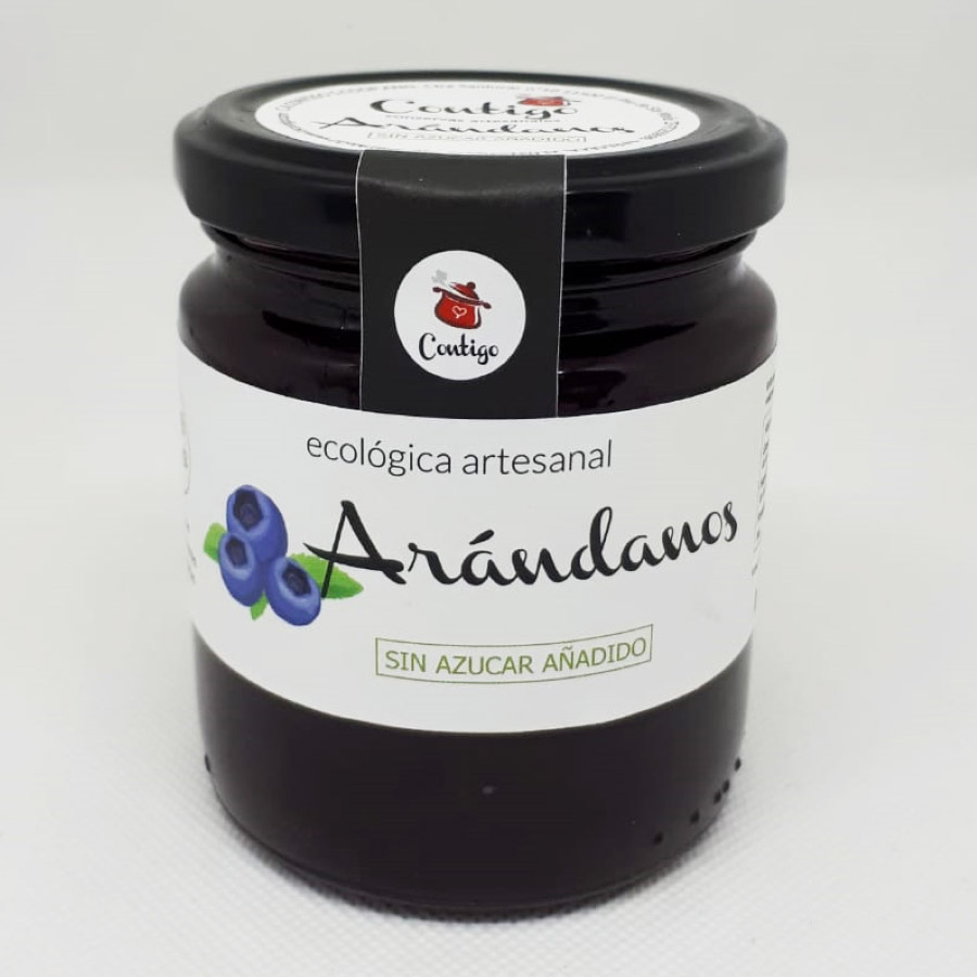 MERMELADA DE ARANDANOS SIN AZUCAR CONTIGO ECO