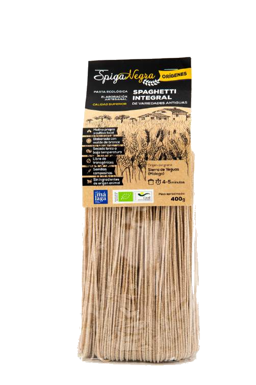 SPAGHETTI INTEGRAL 400GR SPIGA NEGRA ECO
