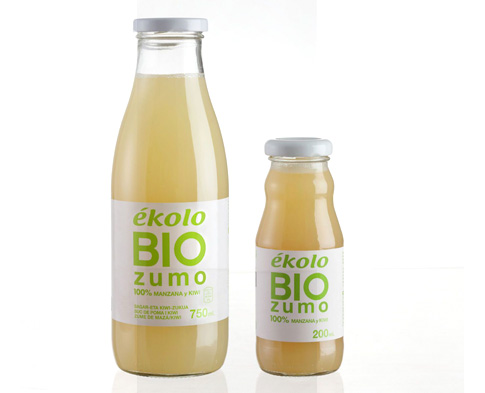 ZUMO DE MANZANA-KIWI EKOLO 750ML BIO