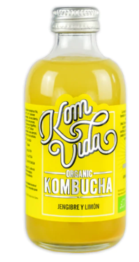 KOMBUCHA JENGIBRE Y LIMON KOM VIDA 250 ML. ECO