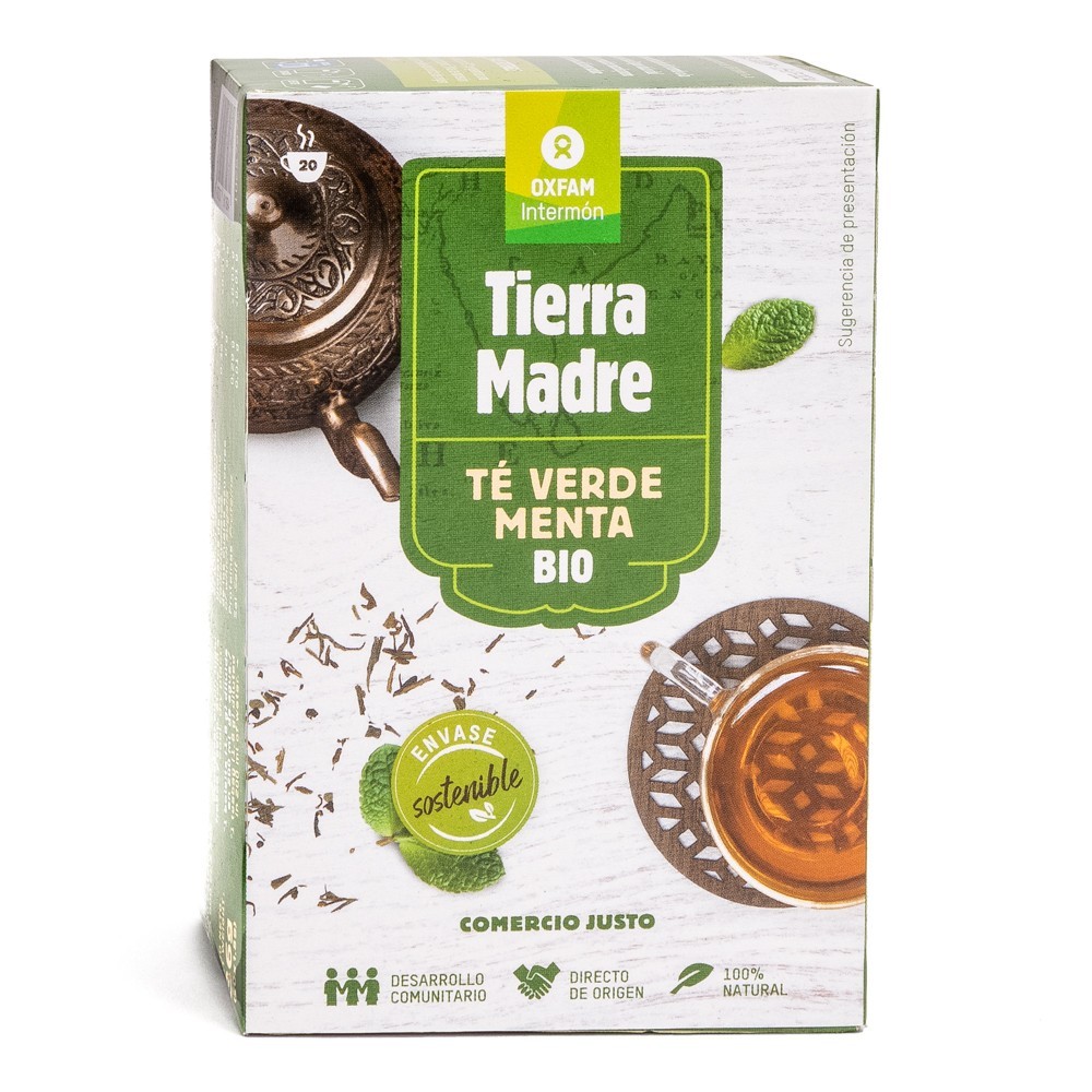 TÉ VERDE CON MENTA 40GR OI BIO