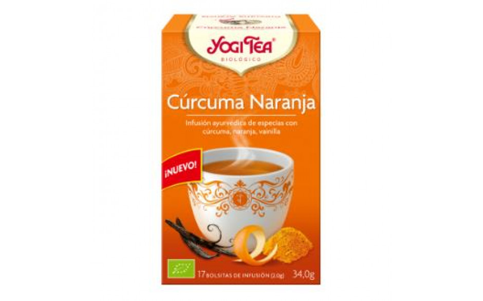 YOGI TEA CURCUMA NARANJA ECO