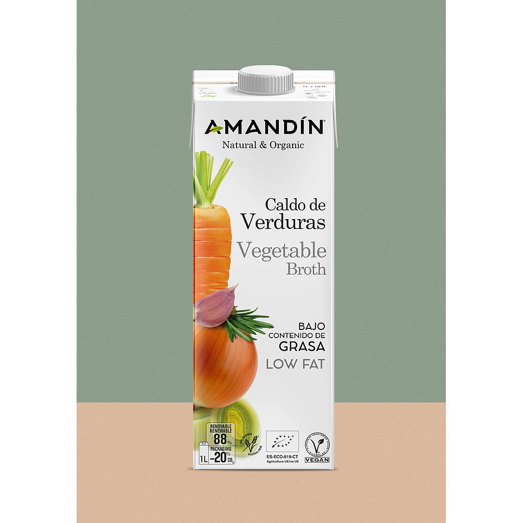 CALDO DE VERDURAS 1L AMANDÍN ECO