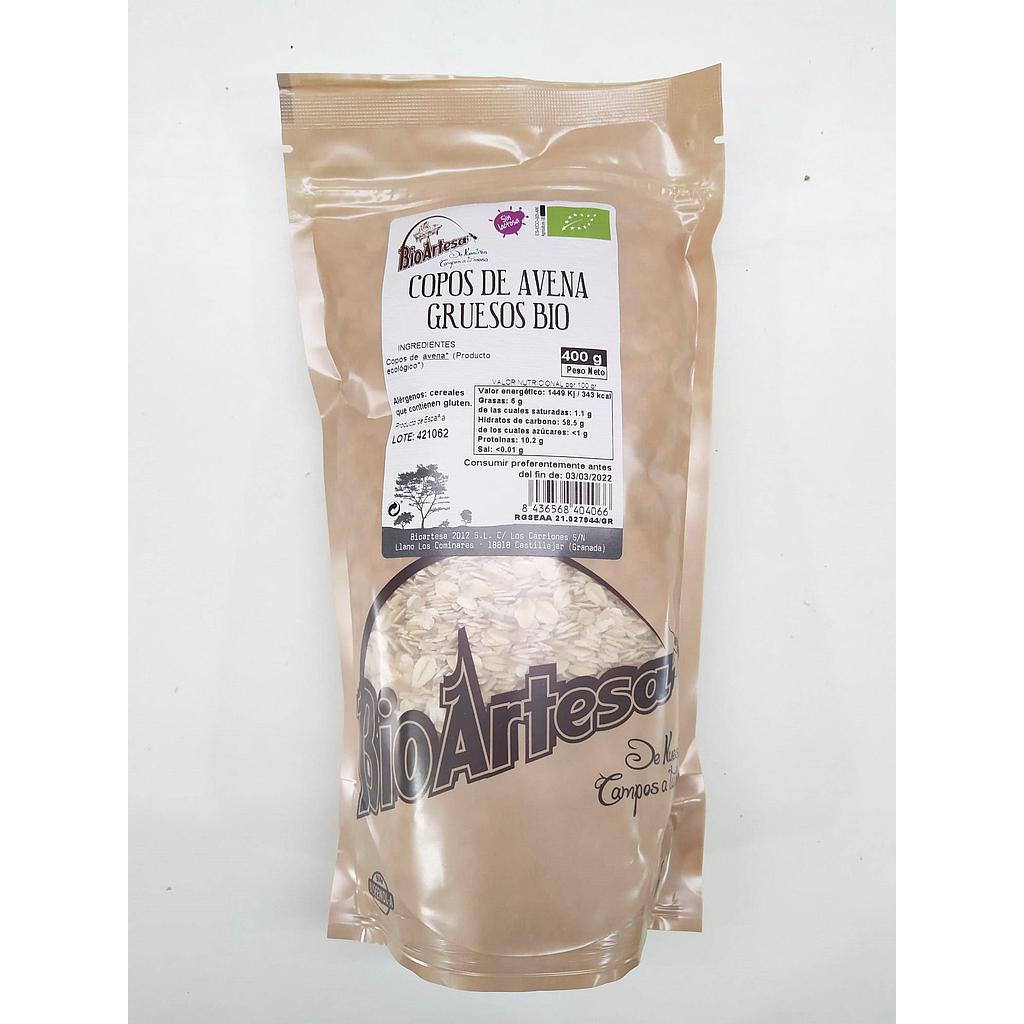 COPOS DE AVENA FINOS 400 GR BIOARTESA ECO