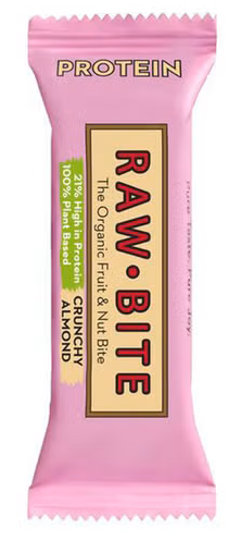 BARRITA ALMENDRA CRUJIENTE  RAW-BITE 45 GR BIO