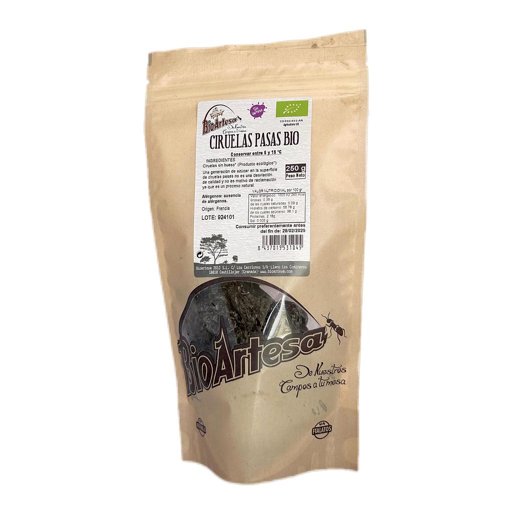 CIRUELAS PASAS SIN HUESO. 250 GR ECO